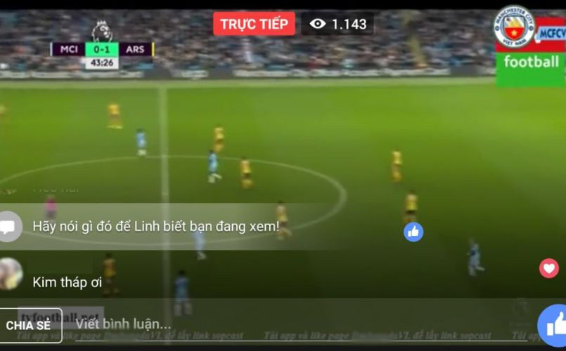 Có nên xem bóng đá trên Facebook không?