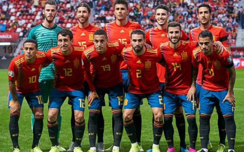 Đội hình bóng đá nam đội tuyển Tây Ban Nha vào năm 2021