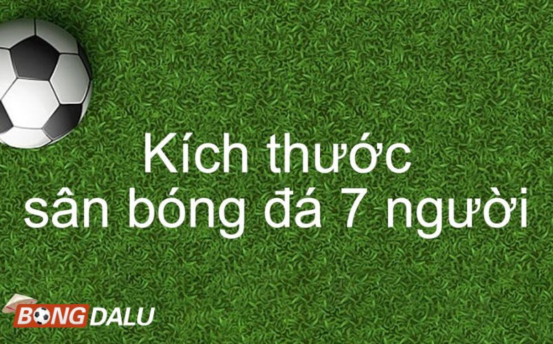 Kích thước sân bóng đá 7 người chuẩn bao nhiêu?
